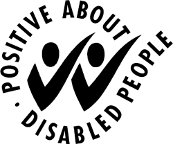 Positive About Disabled People - two ticks