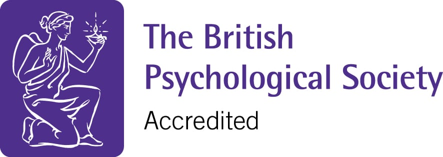The British Psychological Society Accredited logo