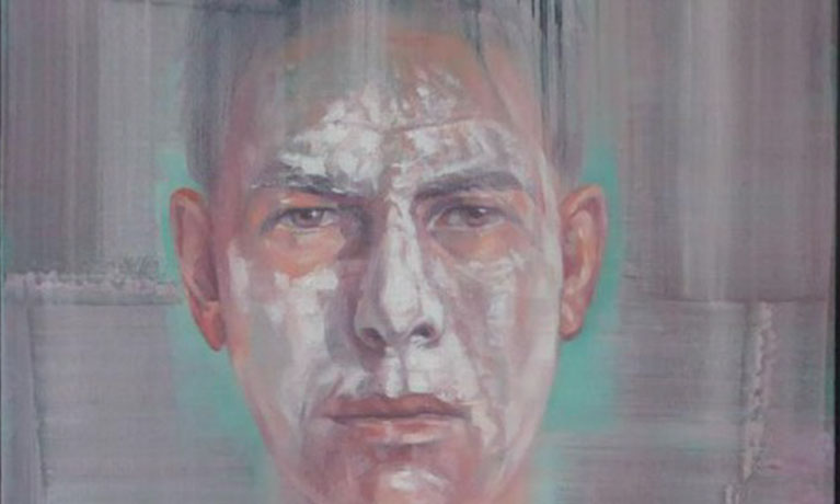 John Devane's  'Young Terry'- a painting of a man's face