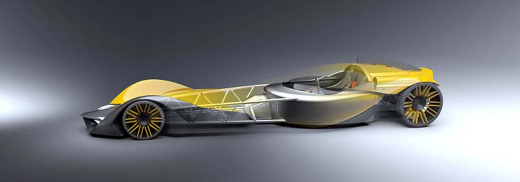 Coventry student designs futuristic land speed 'ride'