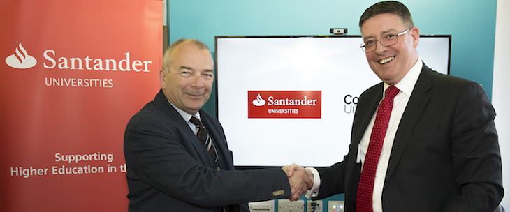 John Latham and Director of Santander Universities, Matt Hutnell.