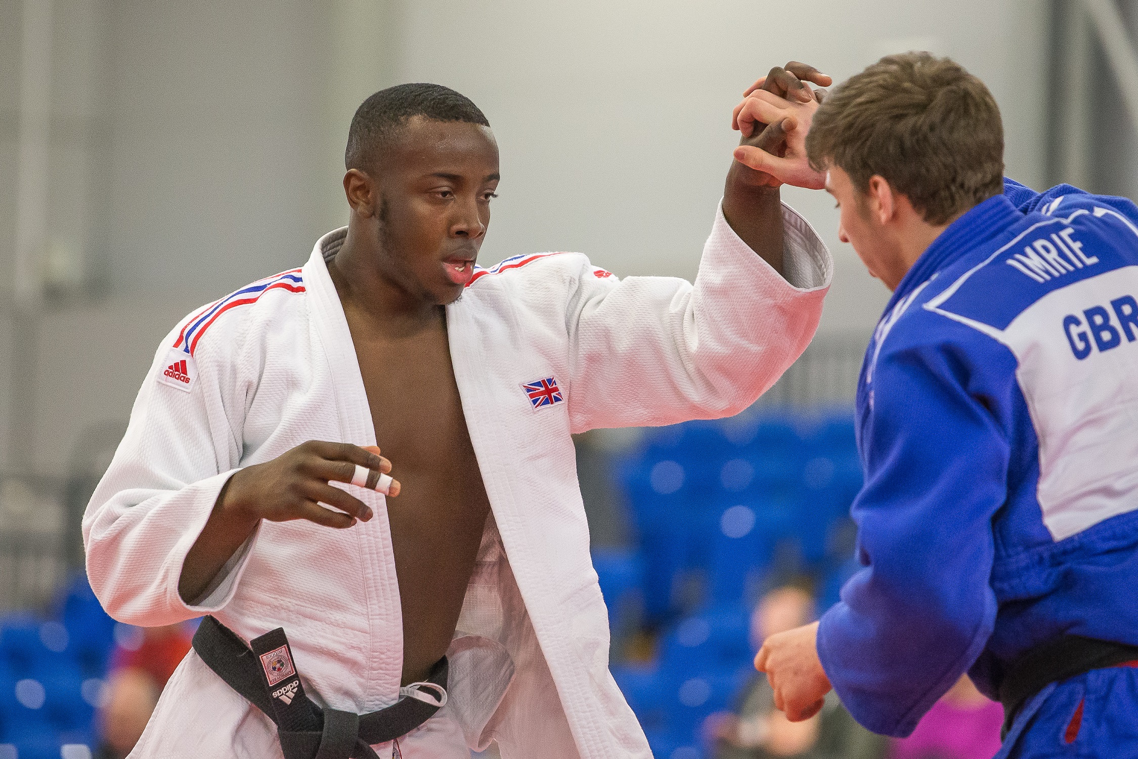 Jamal Petgrave competing in judo at the B U C S Championships 