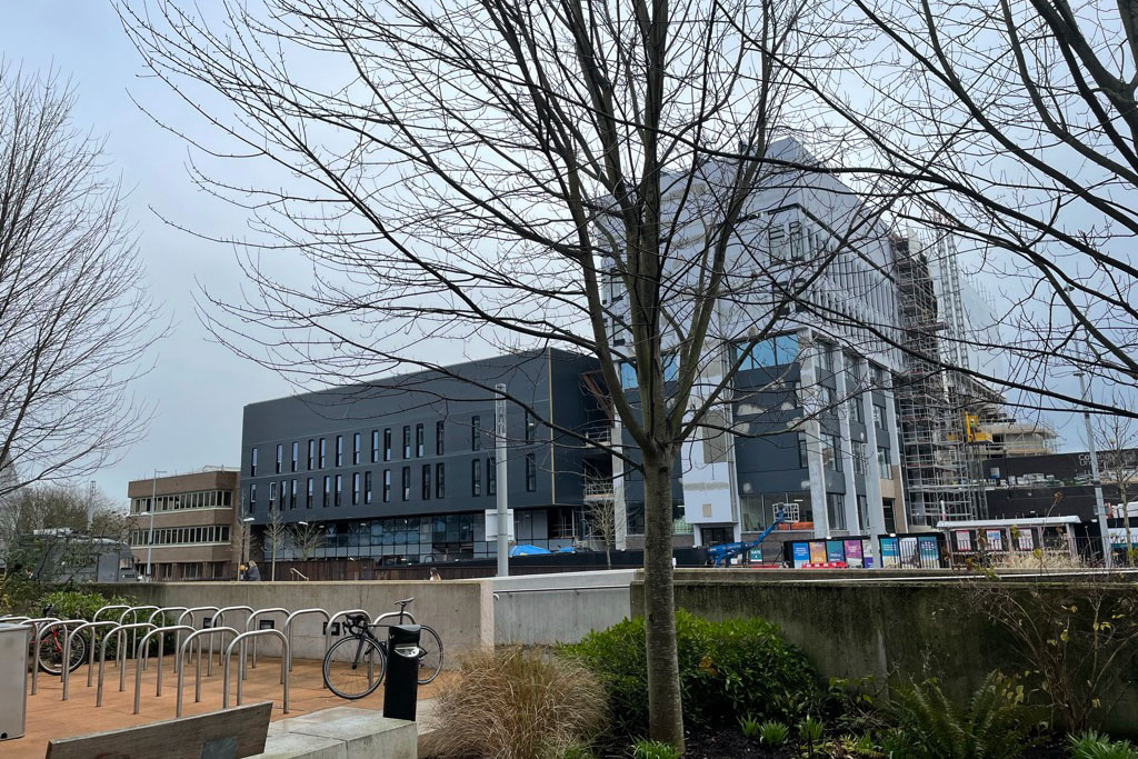 Coventry University's major arts and humanities redevelopment under construction