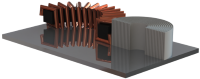 3D model of an electronic converter