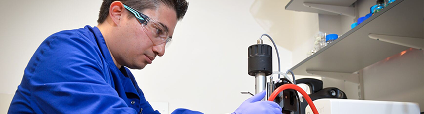 Scientist working in a laboratory