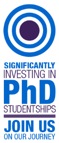 Significantly investing in PhD studentships - join us on our journey