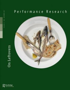 Performace Research Volume 22 cover