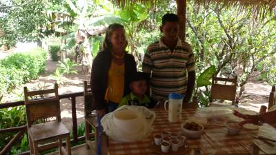 family at the table