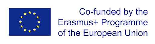 EU flag, co-funded by the erasmus+ programme of the European Union