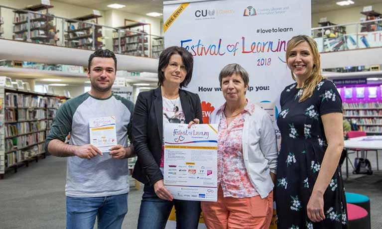 CU Coventry to attend Festival of Learning to help adults improve their employability