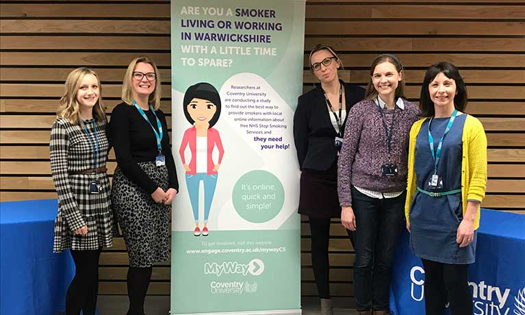 Coventry University study to find best way to provide local stop smoking information 