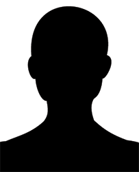 Placeholder silhouetted person