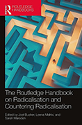 Cover of the Routledge handbook on radicalisation