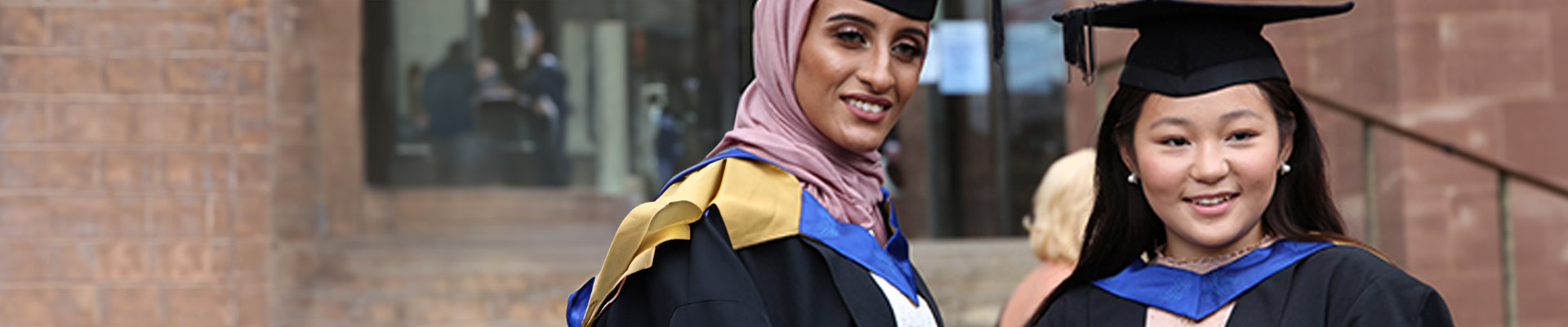 Graduation students celebrating togther