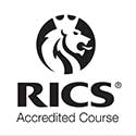 Royal Institution of Chartered Surveyors accredited course logo