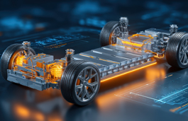 A conceptual futuristic car engine