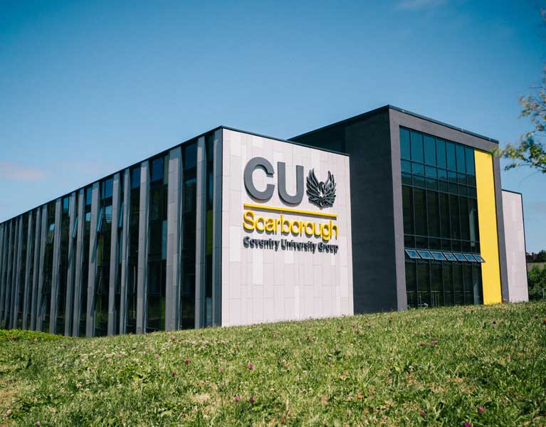the exterior of a CU Scarborough building