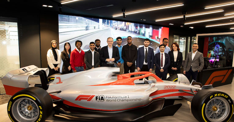 Coventry University student receives Formula 1® scholarship to combine study with work placement with elite racing team photo