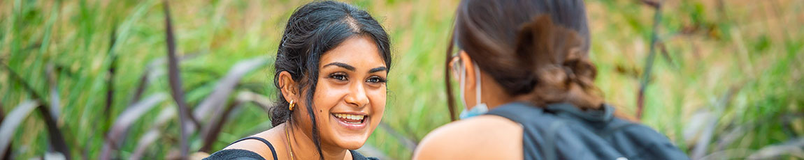 global opportunities females talking and smiling