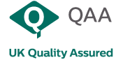 QAA logo - UK quality assured