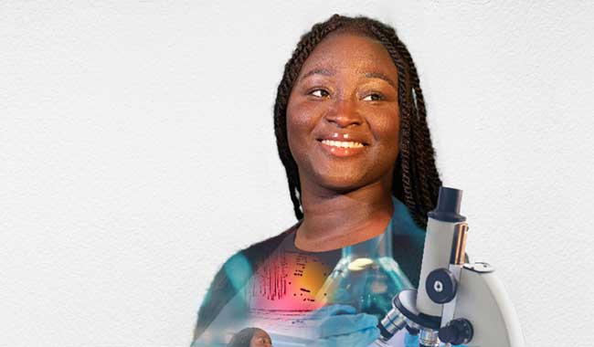Kajel Singh Coventry University PG student sitting in a lecture room