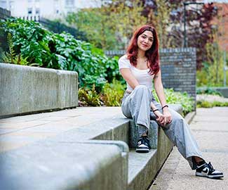 Head shot of Danashree