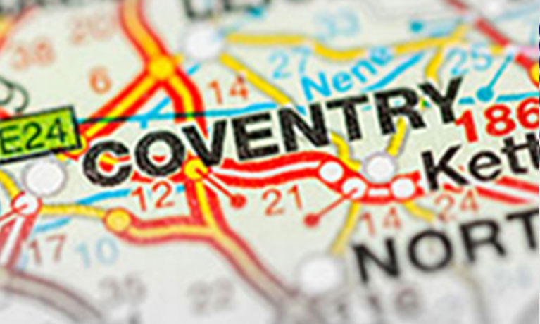 map of coventry