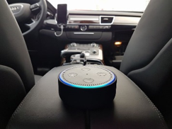A conversational user interfaces device in a car