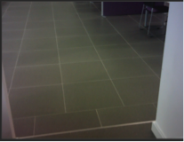 tiled floor
