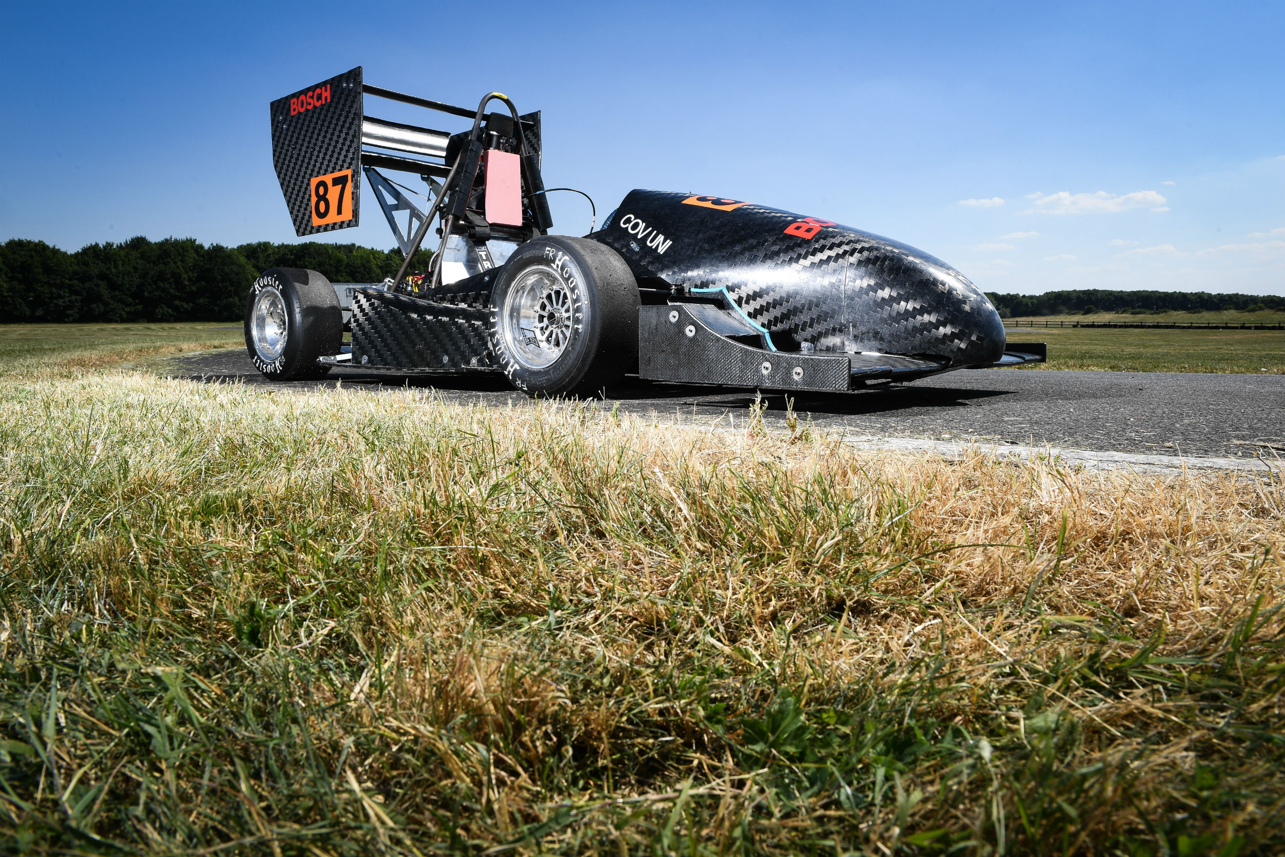 Coventry University Phoenix Racing Car side view