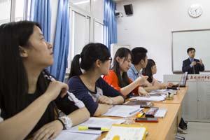 Students in the classroom