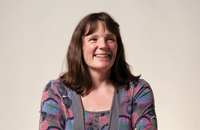Dr Karen Lisa Bull portrait with plain background
