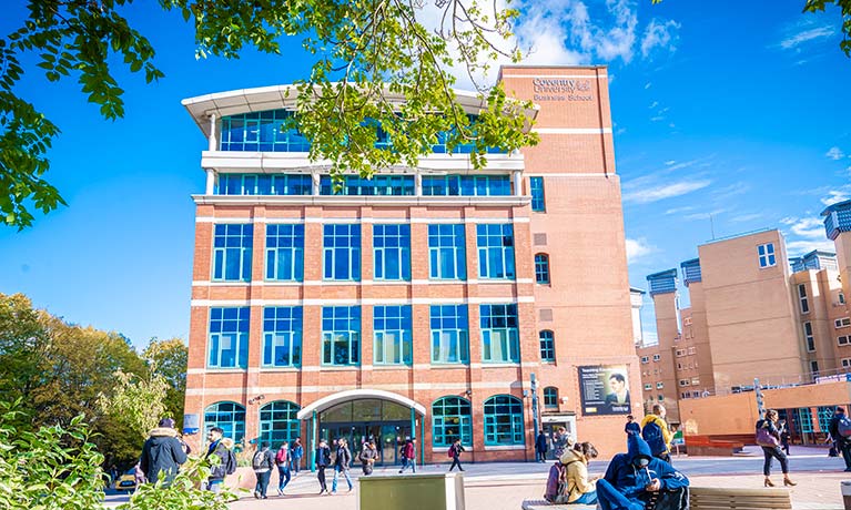 William Morris building at Coventry University campus.