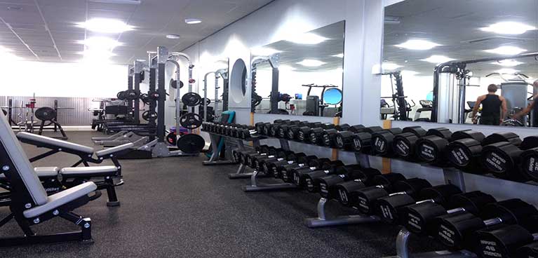 New gym weights area