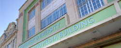 Front of Ellen Terry Arts and Media building