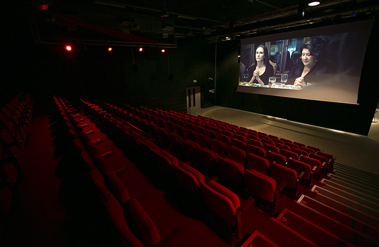 empty seats inside a cinema