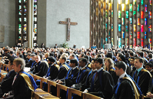 people inside the cathedral