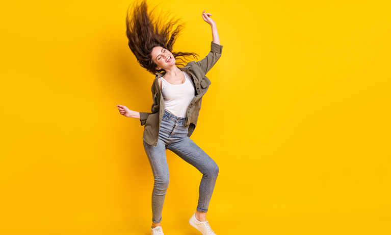 Girl dancing