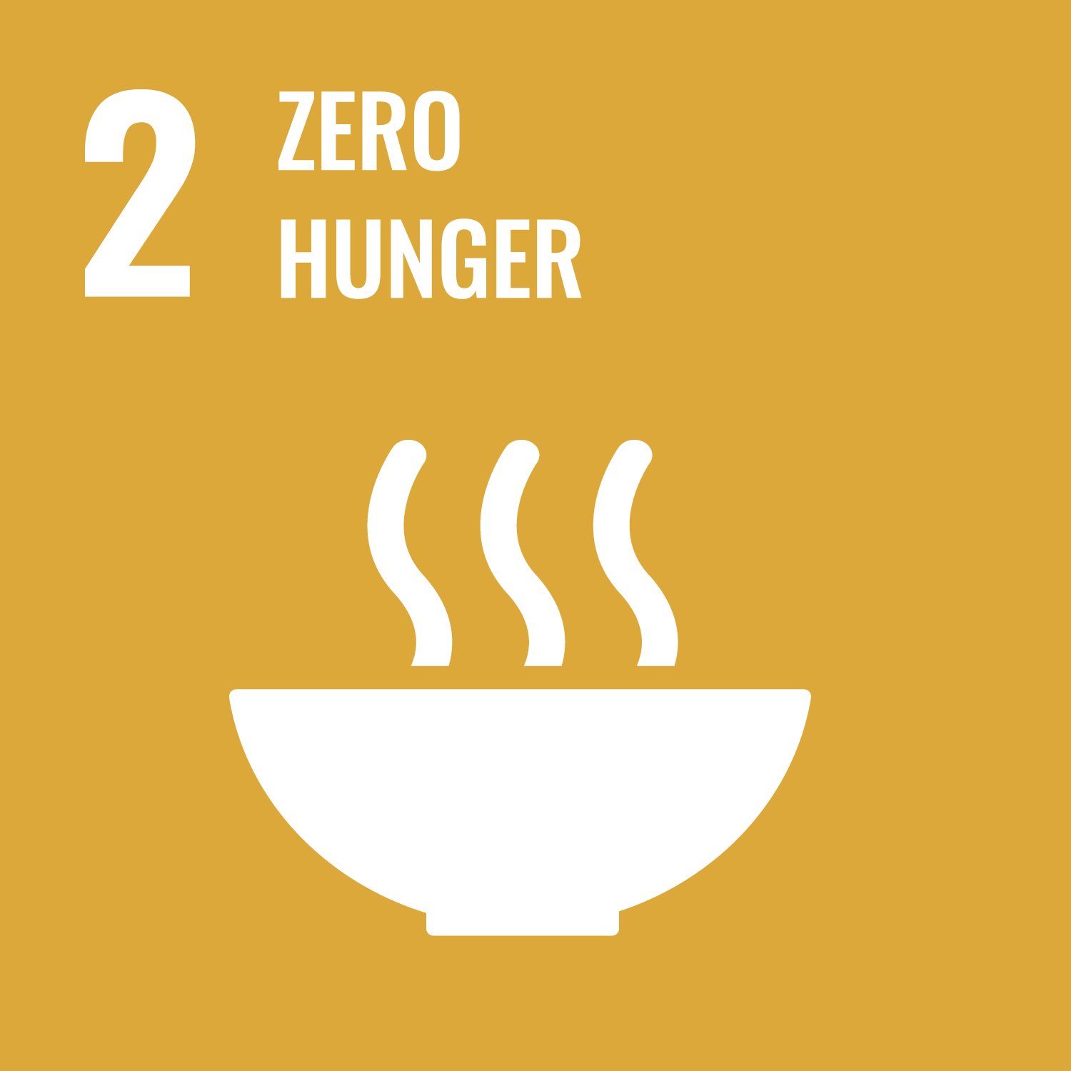 Zero Hunger logo.
