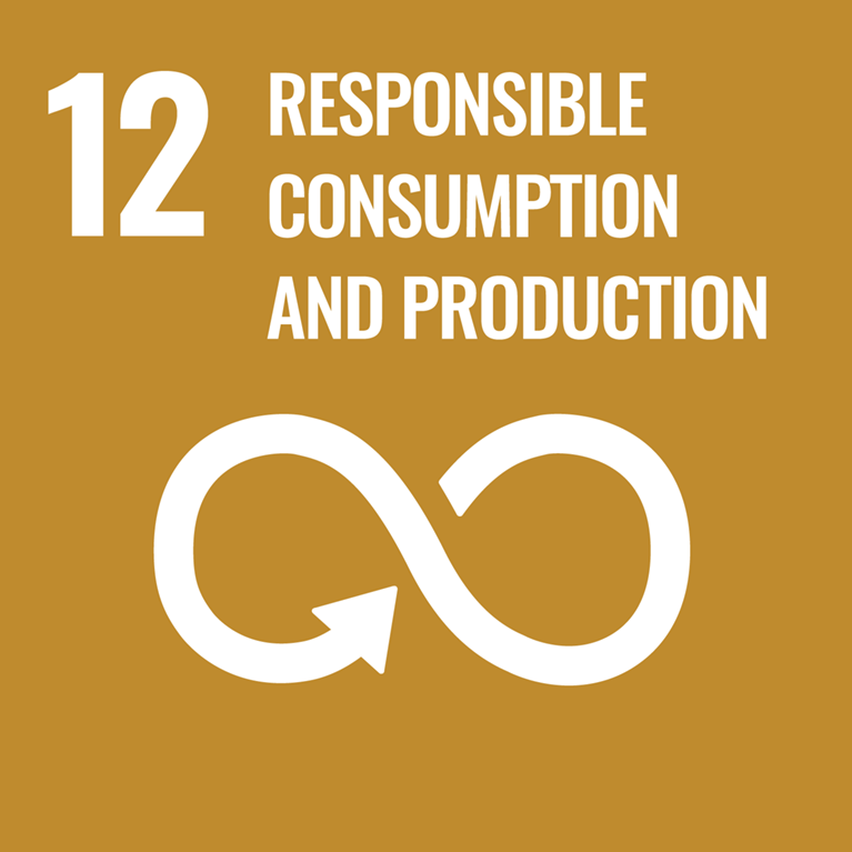 Responsible consumption and production logo.