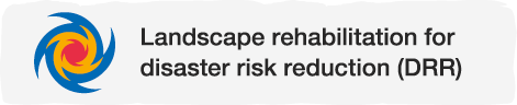 Landscape rehabilitation for diaster risk reduction logo