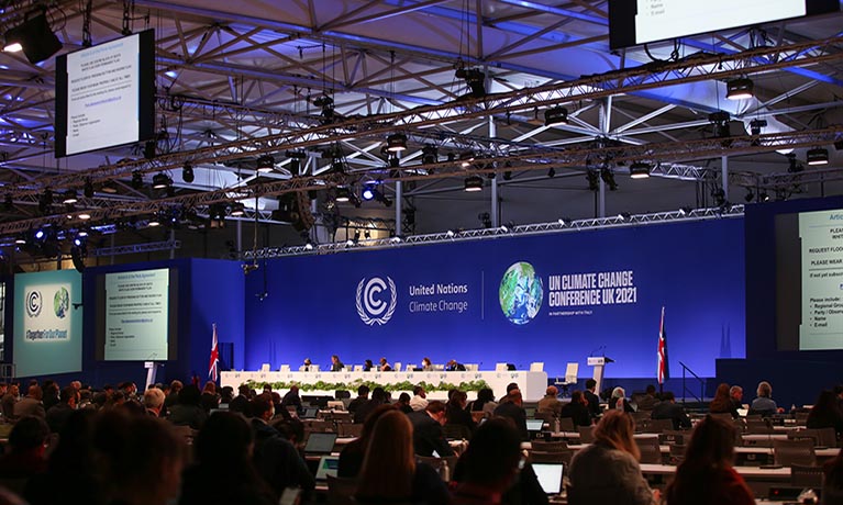 COP26 conference.