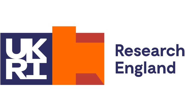 Research England logo.