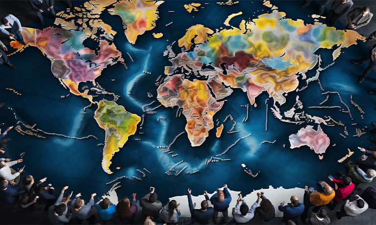 world map