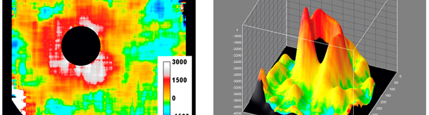 Strain maps determined using neutron transmission at IMAT, around cold-expanded holes in an aerospace aluminium alloy