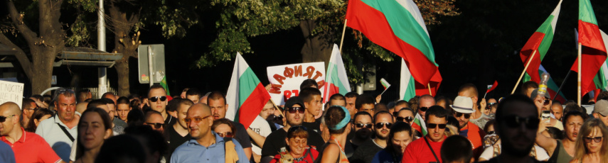 Protest against the government in Bulgaria, Varna 