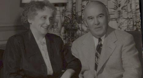 Richard S. Reynolds Snr with Julia Louise Reynolds.