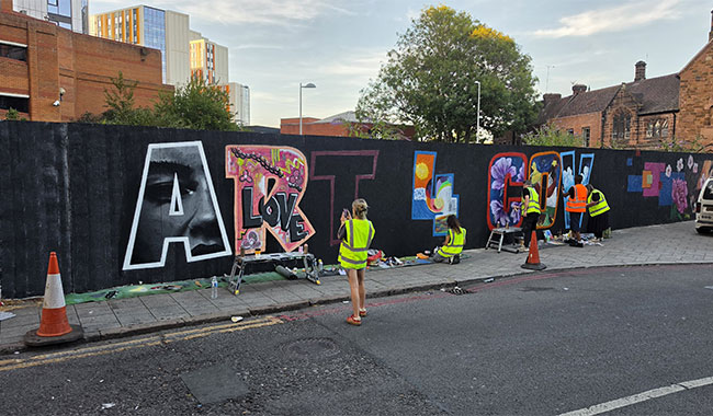 Street art in Coventry