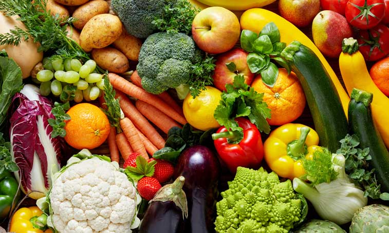 fruit and veg mixture