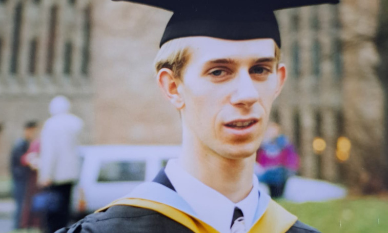 Phil at his graduation